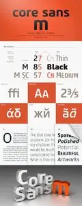 Core Sans M Font Family