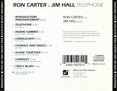 Ron Carter & Jim Hall - Telephone (1985)
