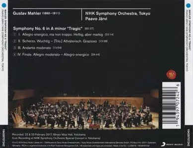Paavo Järvi, NHK Symphony Orchestra, Tokyo - Mahler - Symphony No.6 'Tragic' (2019)