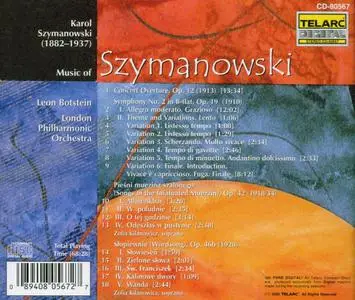 Leon Botstein, London Philharmonic Orchestra - Music of Szymanowski: Concert Overture, Symphony No. 2 (2000)