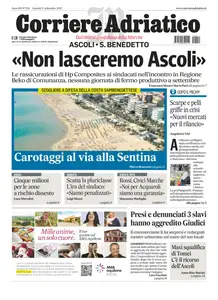 Corriere Adriatico Ascoli - 11 Settembre 2025