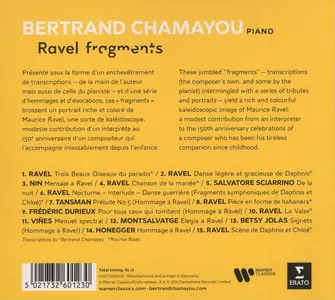 Bertrand Chamayou - Ravel fragments (2025)