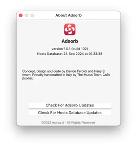 Adsorb 1.0.1 macOS