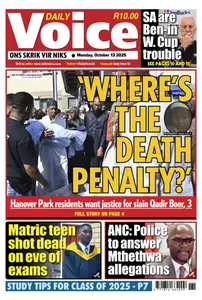 Daily Voice - 13 October 2025