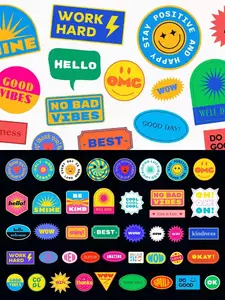 Cool Trendy Stickers - Vector Design Collection