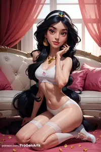 Jasmine - in a Wedding Dress (AI Generated)