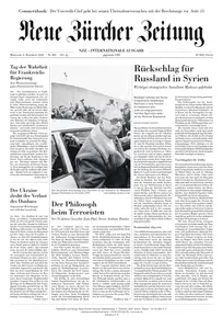 Neue Zürcher Zeitung International - 4 Dezember 2024
