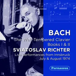 Sviatoslav Richter - Bach: Well Tempered Clavier, Books I & II (Live Performances From Innsbruck, July & August 1973) (2016)