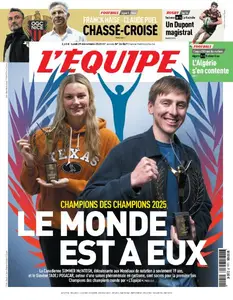 L’equipe du Lundi 29 Décembre 2025
