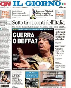 IL GIORNO 18 GIUGNO 2011