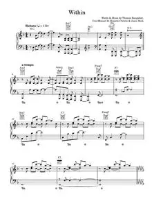 Within - Daft Punk (Piano-Vocal-Guitar (Piano Accompaniment))
