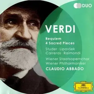 Verdi - Requiem, 4 Sacred Pieces (Abbado, Studer, Lipovsek, Carreras, Raimondi) (1993)