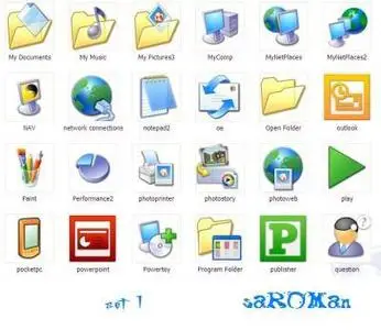 Microsoft Png Icons Set 1 & 2 & 3