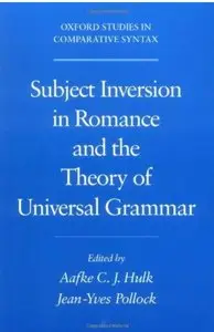Subject Inversion in Romance and the Theory of Universal Grammar