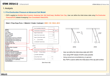 midas GTS NX 2021 version 1.1