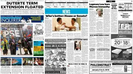 Philippine Daily Inquirer – January 04, 2018