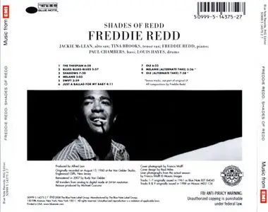 Freddie Redd - Shades of Redd (1960) {2008 BN Rudy Van Gelder Remaster}