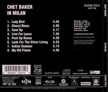 Chet Baker - In Milan (1959) Remastered Reissue