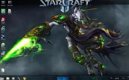 WIndows 7 Theme - Starcraft II by BBosa 