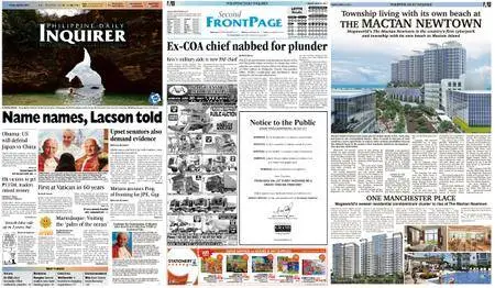 Philippine Daily Inquirer – April 25, 2014
