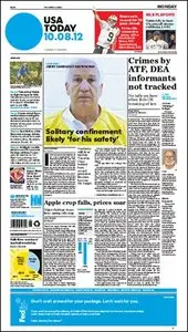 USA Today - 08 October 2012