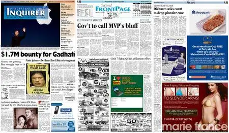 Philippine Daily Inquirer – August 26, 2011