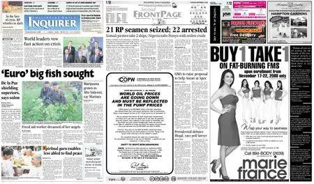 Philippine Daily Inquirer – November 17, 2008