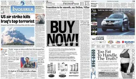 Philippine Daily Inquirer – June 09, 2006