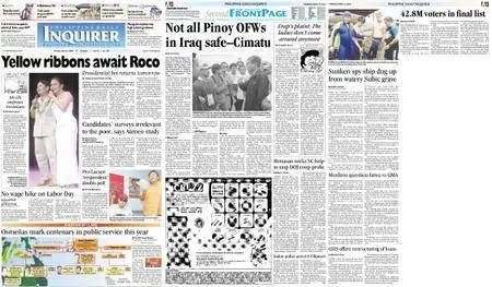 Philippine Daily Inquirer – April 27, 2004
