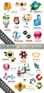 Stock Vector - Elements and Icons
