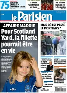 Le Parisien + Cahier Paris du Jeudi 26 Avril 2012