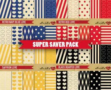 CreativeMarket - Super Bundle 40 Patterns Kit 4 color