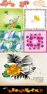 Beautiful floral pattern vector