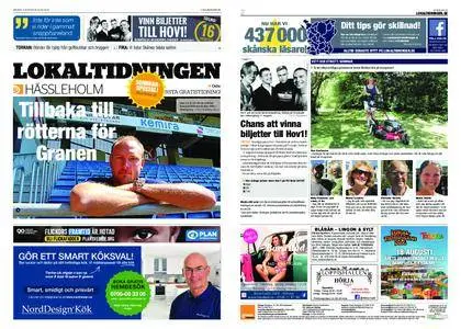 Lokaltidningen Hässleholm – 28 juli 2018