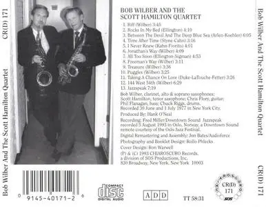 Bob Wilber - Bob Wilber And The Scott Hamilton Quartet (1977) {Chiaroscuro Records CR(D)-171 rel 1993}