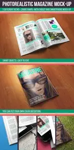 GraphicRiver Photorealistic Magazine Mock-up