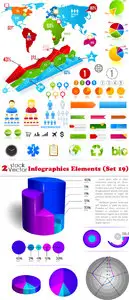 Vectors - Infographics Elements (Set 19)