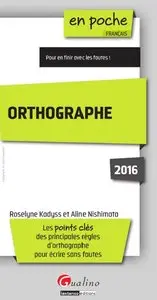Orthographe 2016