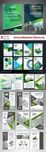 Vectors - Green Business Flyers 24