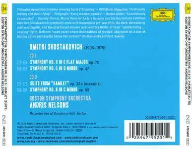 Boston SO, Andris Nelsons - Dmitri Shostakovich - "Under Stalin's Shadow": Symphonies Nos. 5, 8 & 9; Suite From "Hamlet" (2016)