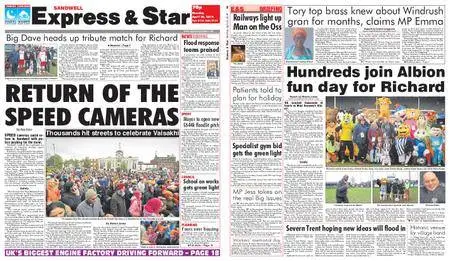 Express and Star Sandwell Edition – April 30, 2018