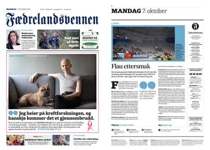 Fædrelandsvennen – 07. oktober 2019