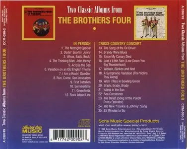 The Brothers Four - In Person (1962) Cross-Country Concert (1963) (1999 2on1 CD) *Re-Up*