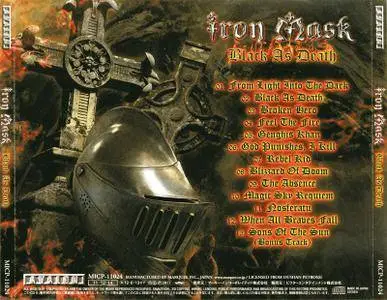 Iron Mask - Black As Death (2011) [Japanese Edition]