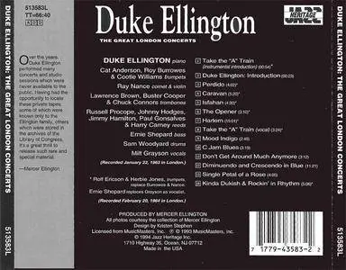Duke Ellington - The Great London Concerts (1993) {1994 Jazz Heritage}