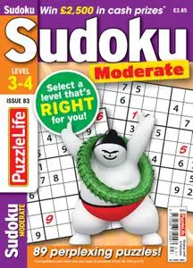 PuzzleLife Sudoku Moderate – January 2023
