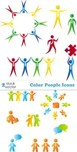 Vectors - Color People Icons