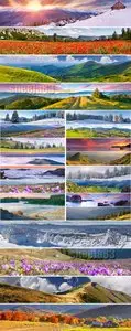 Stock Photo - Four Seasons Banners