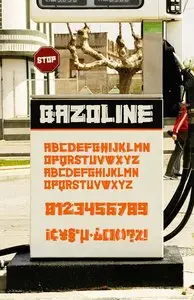 Gazoline Font Style