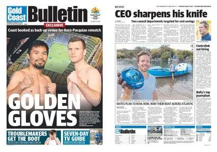 The Gold Coast Bulletin – August 10, 2017